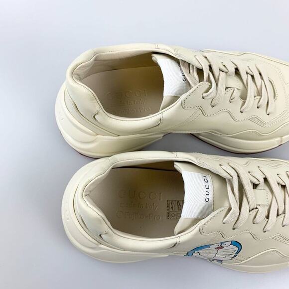 NIB Gucci x Doraemon Rhyton sneakers Limited Edition Man Size 6 Woman US 10 - Picture 7 of 10